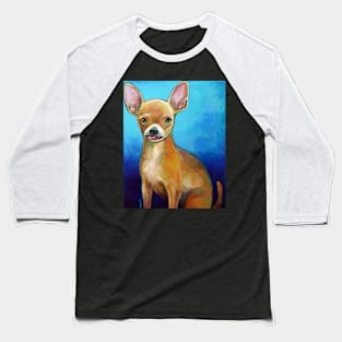 Carly the Derpy Chihuahua by Robert Phelps Baseball T-Shirt